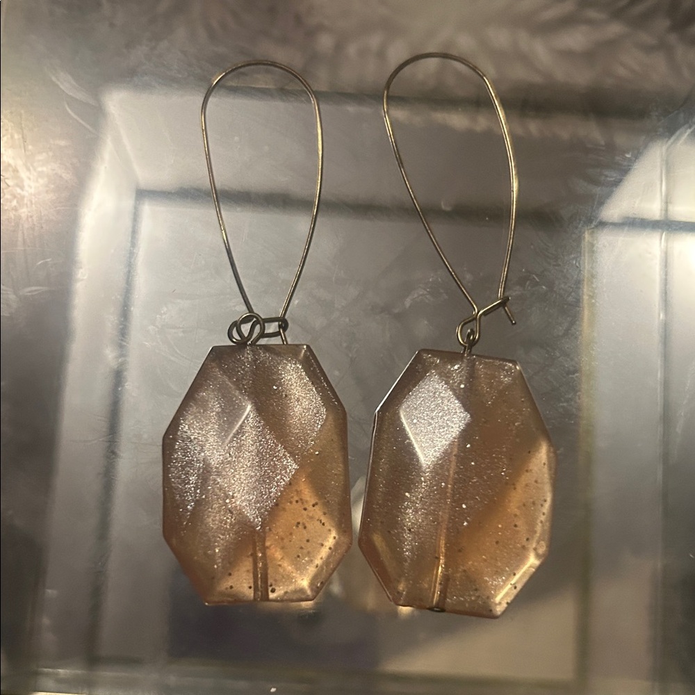 Elegant Gold Dangle Earrings